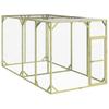 Vidaxl Chicken Coop, 200X400X200 Cm, Impregnated Pine Wood
