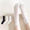 Stacked Socks, Summer Thin Socks, Pure Cotton, Spring And Autumn, Gray Ballet Style With Small Leather Shoes Stockings