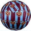 West Ham United FC Fashion Size 5 Football Wearproof Non‑Slip Soccer Ball For Sports Training Entertainment Use