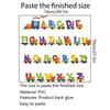 New Cartoon Home Decor Wall Sticker 26 Letters Alphabet Wall Stickers Kids Rooms Children Sticker Room Decor Household Accessory