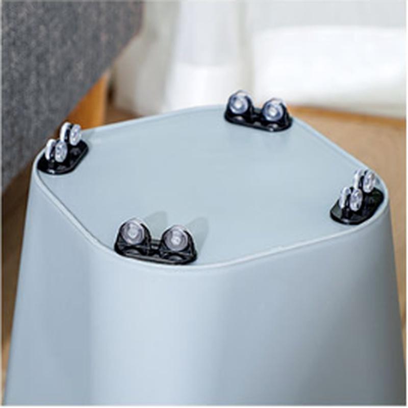 4Pcs Furniture Casters Wheels Soft Rubber Roller with Brake Mute Swivel Wheels for Moving Furniture Chair Trolley Baby Crib Bed