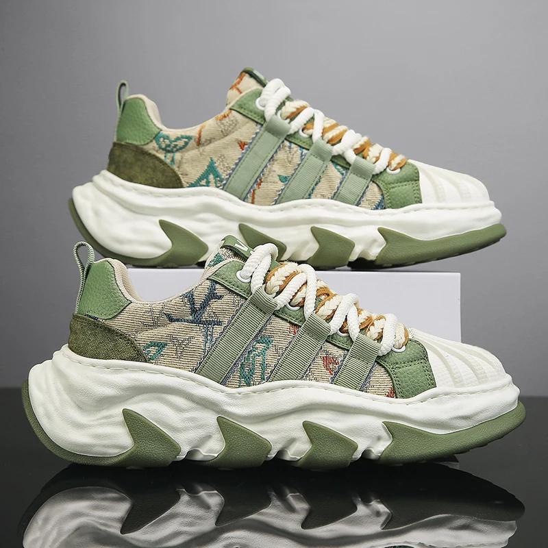 FashionMens Sneakers Walking Men Casual Schuhe Modemarke Laufsport Männliche Mann Sneakers Schuhe für Männer Designer Plateau Herrenschuhe