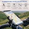 Bicycle Mobile Phone Mount Aluminium Motorcycle Scooter Handlebar Phone Holder for 3.0   6.8 inches Smartphone Mount