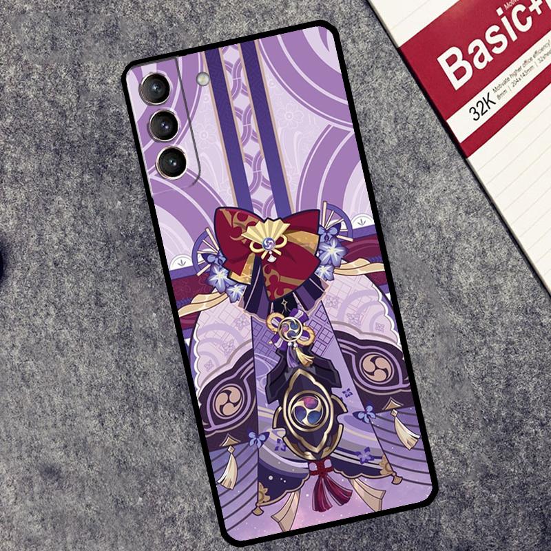 

Raiden Shogun Genshin Impact Case For Samsung Galaxy S26 S25 Ultra S20 S21 S22 S23 S24 Ultra S10 Plus S25 FE Cover Coque Galaxy S26 Plus