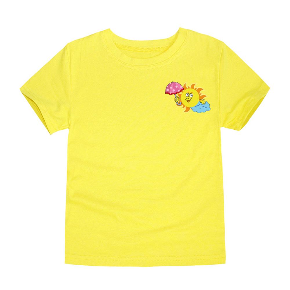 Boys Girls T Shirts 2 to 3 4 5 6 7 8 9 10 11 12 13 14 Years 100% Cotton Summer Kids Clothes Cute Tees Short Sleeve Children Tops 110