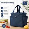 Sac à lunch isotherme grande capacité pour le bureau ou l'extérieur avec doublure épaisse en feuille d'aluminium