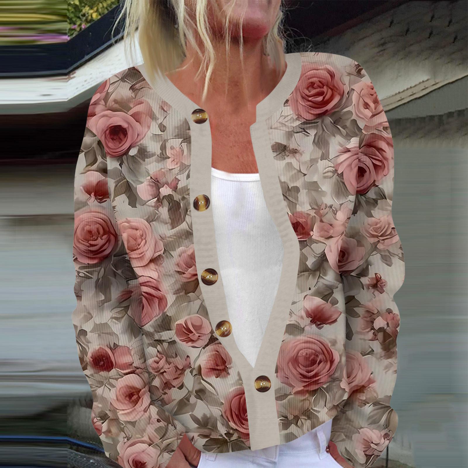 

Женская мода с длинным рукавом, рождественский принт «Снеговик-снежинка», куртка, кардиган XXXL хаки