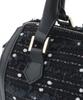 Maison de Fleur LINTON Tweed Mini Boston Ivory 2-Way Bag, Women's,