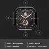 POEDAGAR Luxury Casual Men's Watch Fashion Sports Chronograph Leather Watches Waterproof Luminous Military Wristwatch Gift