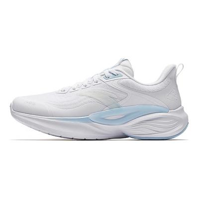 Lingyun Comfortable Sports Shock Absorbing Lightweight Non-Slip Low-Top Casual Running Shoes Women Sneaker White Blue 922525502-1