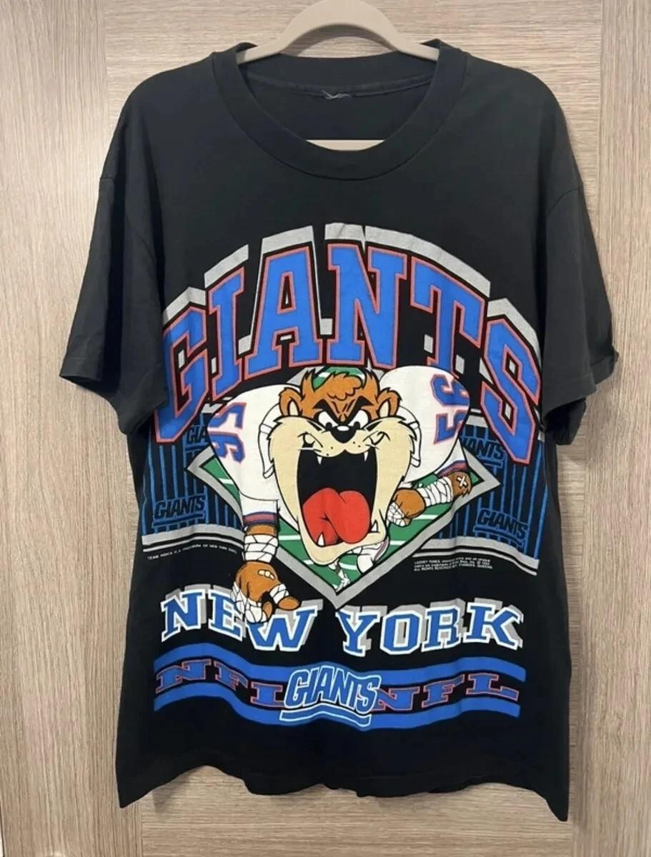 Giants New York Tasmanian Devil NFL Black Unisex T shirt Men Women KH14709 M