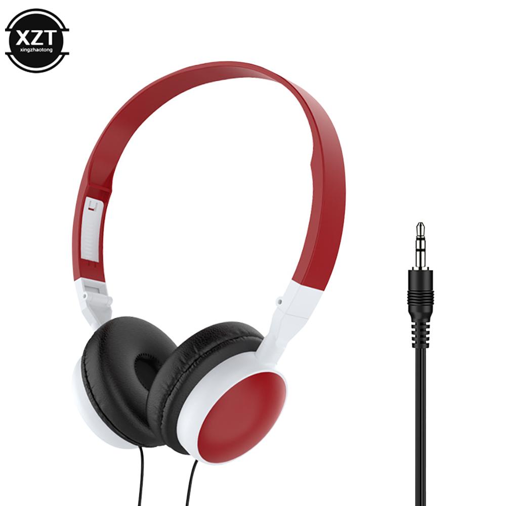 Subwoofer Wired Gaming Headset Hifi Sound Quality Foldable Portable 3.5mm Plug Headphones For Pc Game Host All Smartphones