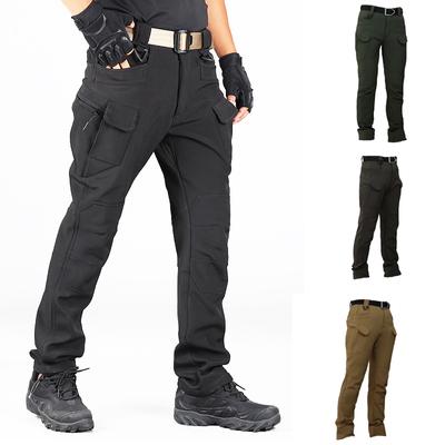 Mens Waterproof Hiking Tactical Trousers Outdoor Fishing Walking Combat Pants Thick