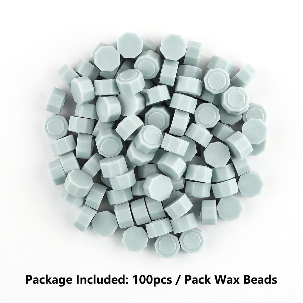 100pcs Wax Seal Beads - 24 Colors Sealing Wax Beads for Making Wax Seals, Decor for Envelope Letter Wedding Invitation