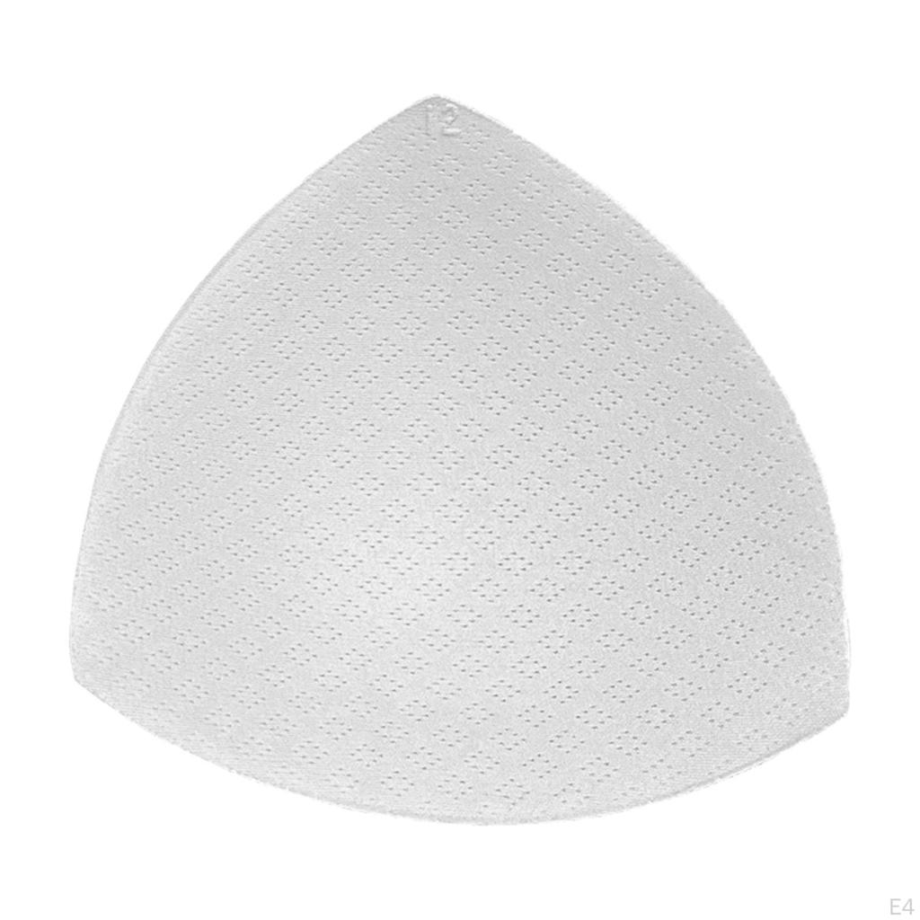 3 Pairs Bra Pads Inserts, Breathable Triangle Women Foam Insert for Sports Swimsuit Replacements