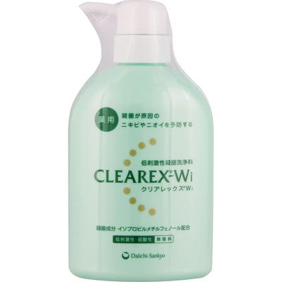 Daiichi Sankyo Healthcare CLEAREX W 450ml (Cuasi droga) Cuidado Corporal Otras Marcas <Cómo usar> Tomar una cantidad adecuada, enjabonar bien, lavar y enjuagar.