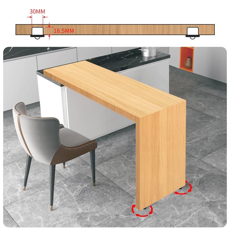 4pcs Invisible Universal Slotted Wheel 360 Degree Rotation Caster Smooth Quiet for Home&Office Furniture Bottom Push-pull Moving