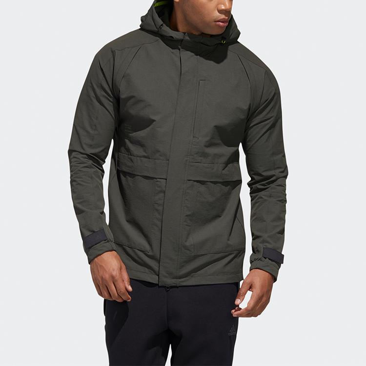 adidas TH Parka Casual Sports Jacket Men Outerwear Deep-Earth-Brown GF4017