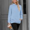 Women's Solid-color Fashionable Long-sleeved Top