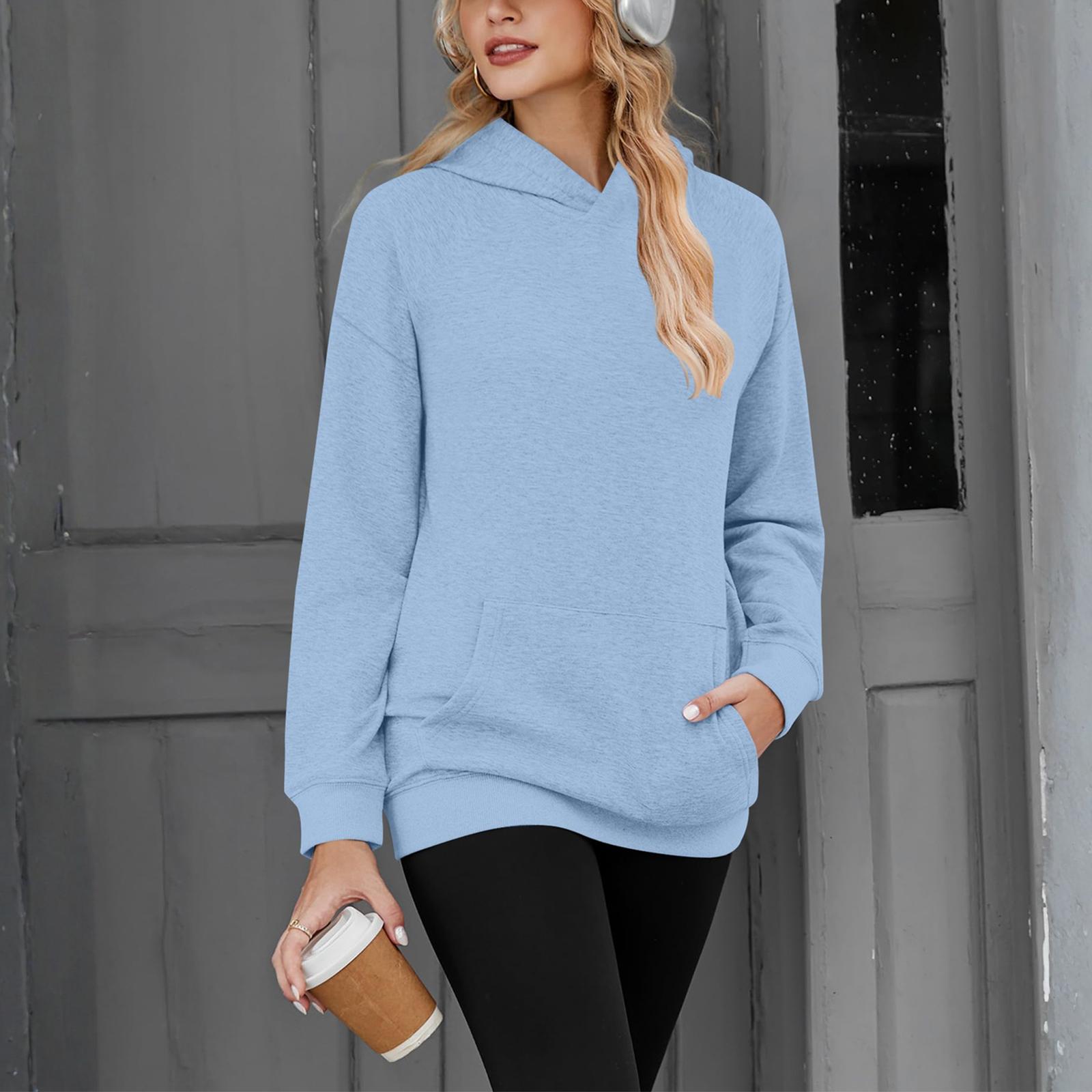 

Женский модный однотонный топ с длинным рукавом XXL