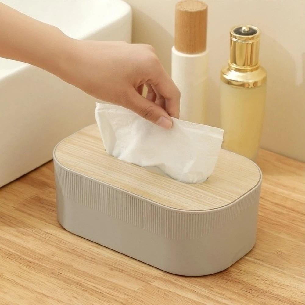Eco-Friendly Napkin Holder Plastic Paper Storage Box Paper Extraction Case Tissue Box Holder  Home