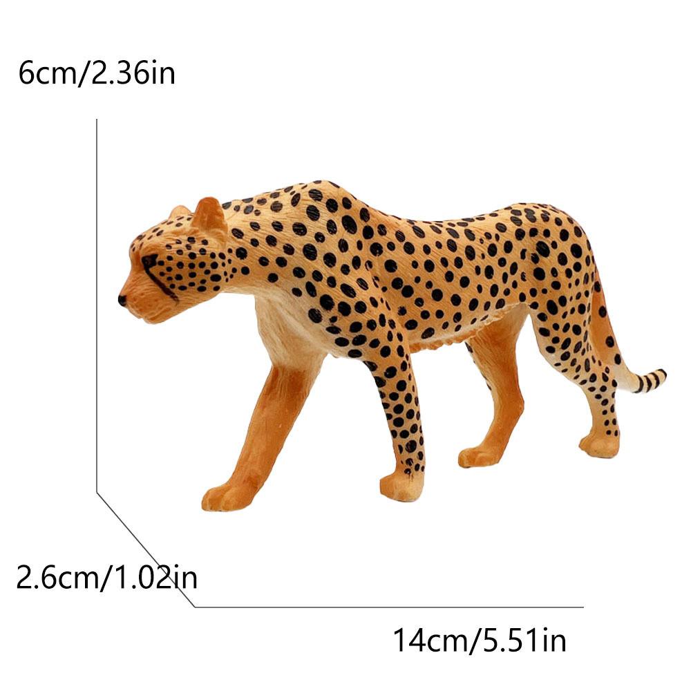 

Гепард Горилла Леопард Питон Животное Джунглей Фигурки Модель Для Подарка Детям Male Cheetah