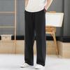 Thin Cotton Imitation Linen Casual Pants Men's Summer Men's Large Size Straight Men's Long Pants