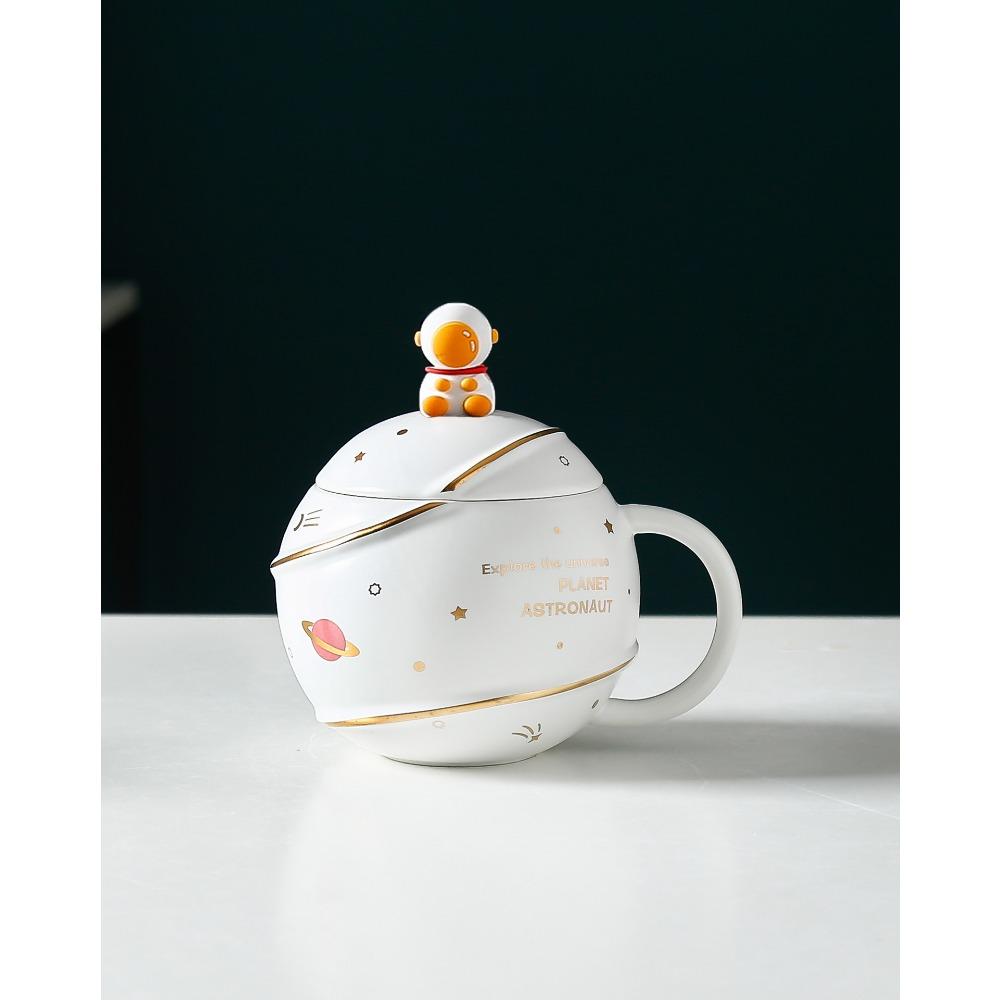 

Творческая кружка «Планета», керамическая кружка высокой точности, пара стаканов для воды, астронавт, космическая кружка, сувенир, подарок для дома 401-500ml