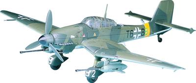 Doyusha Ju87 Stuka Attack Aircraft Plastic Model Kit 1/72 G-1 Anti-Tank
