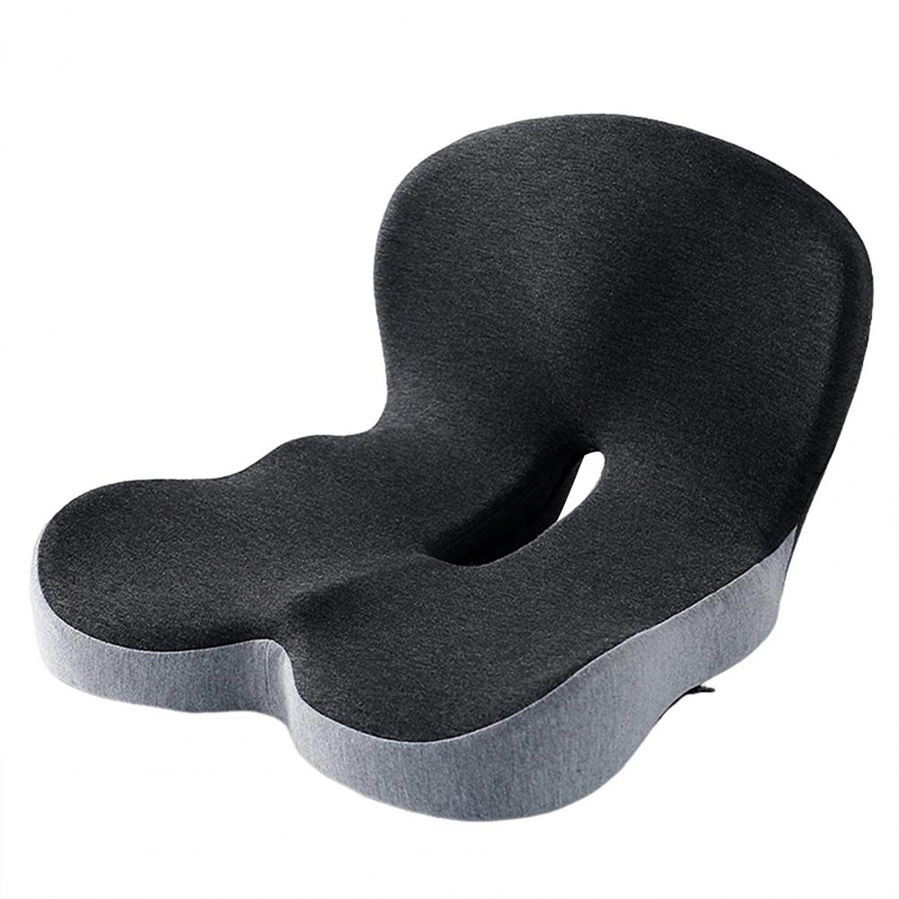 L-Shaped Integrated Seat Cushion Memory Foam Cushion with Lumbar Support Back And Seat Cushion for Tailbone Pain Relief