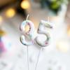Unique Kids Birthday Cake Candle Decoration Colorful Wax Number for Party Celebration and Family Gatherings