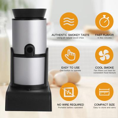 Portable Smoke Infuser Cooking Smoker Kit Drinks Foods Cocktail Smoker for Camping BBQ Picnic