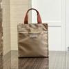 Mori Style Color Block Tote: Lunch Bag for Students and Professionals