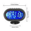 Freeze Alert Digital Auto Car Thermometer 12V-24V Car Voltmeter Thermometer  Car