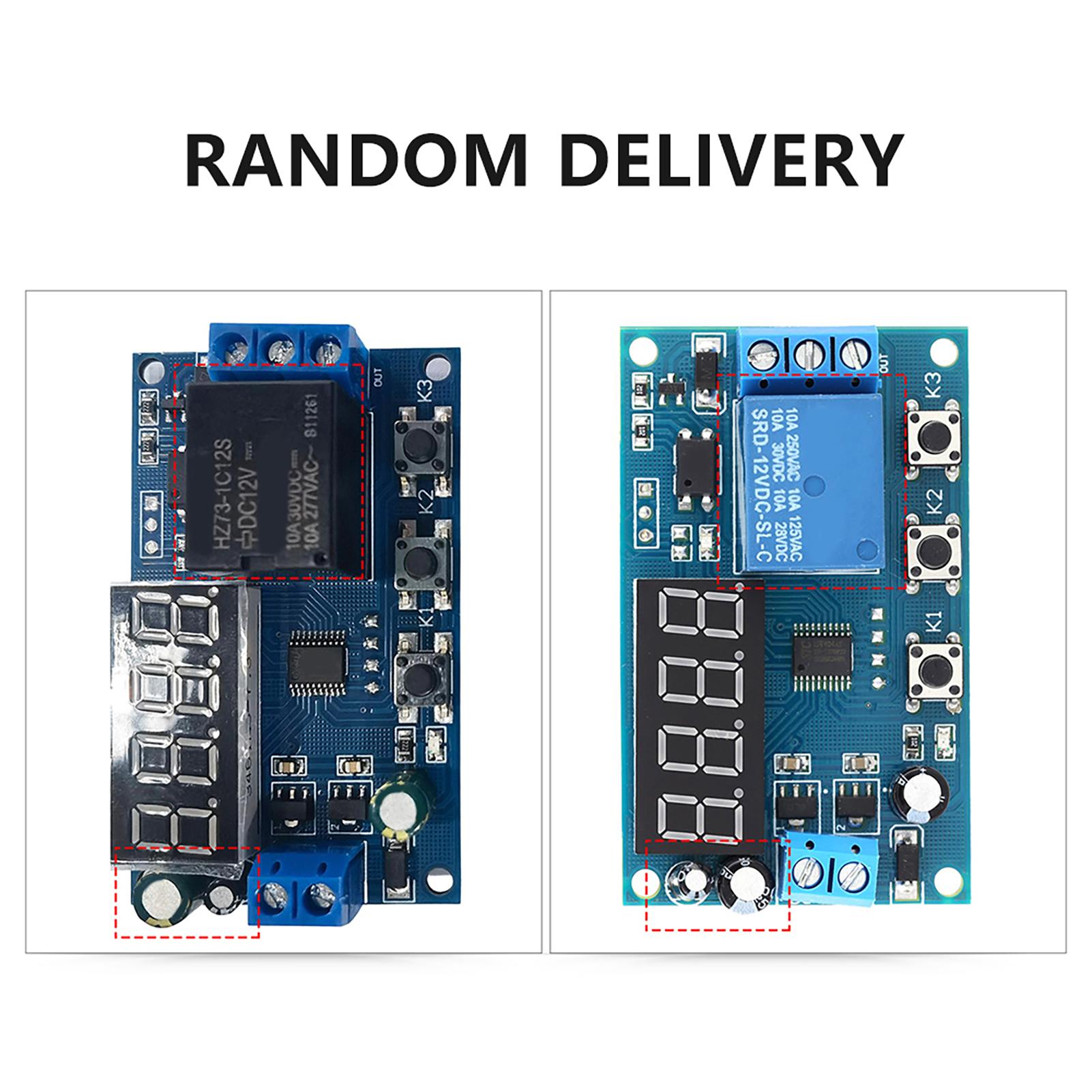 

Multifunction Delay Time Module Control Relay Cycle Timer 12V