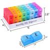 New Premuim Monthly Pill Organizer Large Box Cases 30 Days 2 Times A Day Dispen Storage Container for Vitamins Medicine FishOils