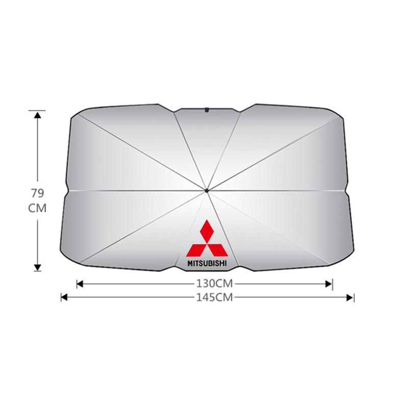Car Sunshade Umbrella Car Front Window Sunshade Cover for Mitsubishi Pajero Sport Eclipse Cross L200 Colt Delica Ralliart Triton