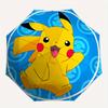 Pikachu Pokémon Automatischer Regenschirm Kompaktes Faltbares Design, Strapazierfähiges Material für den täglichen Reisebegleiter für den Außenbereich a0822023