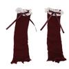 Girls Ballet Style Leg Warmers Autumn Winter Knitted Non Slip Stretchy Leg Warmers for Children