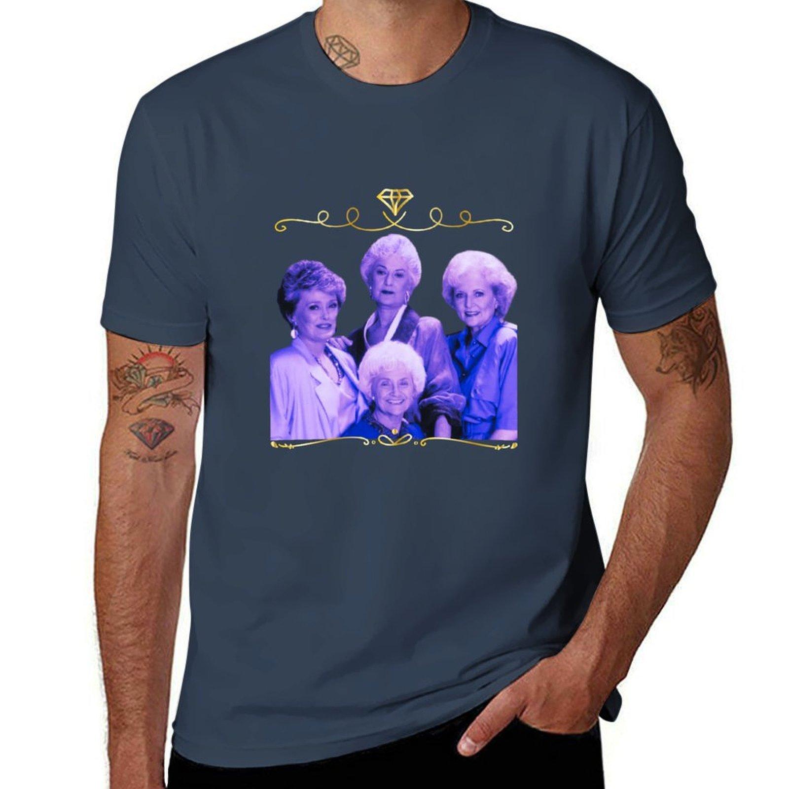 Stay Golden Girls Vintage Gift Tshirt Quick Dry Fishing Tshirt S