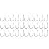 50Pcs Fishing Hook for Iseama Fish Hook Barbed Type High Carbon Steel with Hole for Outdoor ActivityType 8#