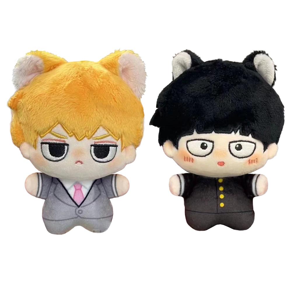 Păpușă de pluș anime Kageyama Shigeo corp de stea de mare mini jucărie de pluș pisică drăguță Reigen Arataka anime Breloc Pandantiv ornament cadouri 12cm