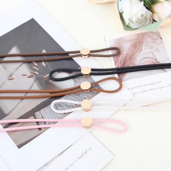 Imitation Women Waist Belt Adjustable Length Leather Belt Fashion Accessory