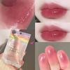 Ovocný přírodní čirý balzám na rty Vyživující třešňová maska ​​na rty Roztomilá želé tónovaná lesklá tyčinka Zesvětlující linky Plump Lip Care