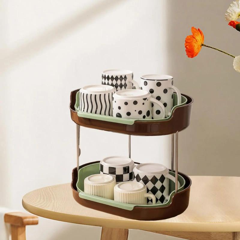 Countertop Organizer Simple Coffee Cup Rack for Kitchen Pantry Dresser Hotel