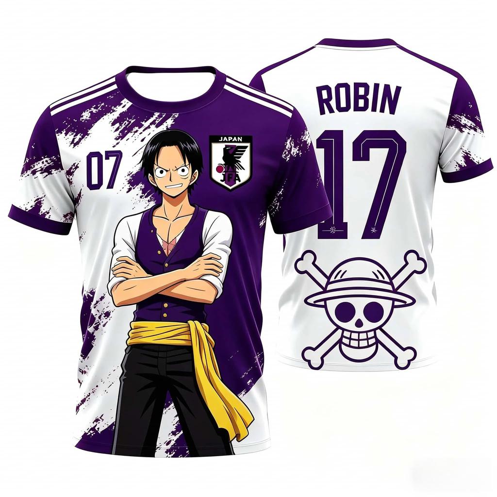 One Piece Roronoa Zoro #11 Japan National Team Soccer Jersey,Quick Dry Top For Men Women Children