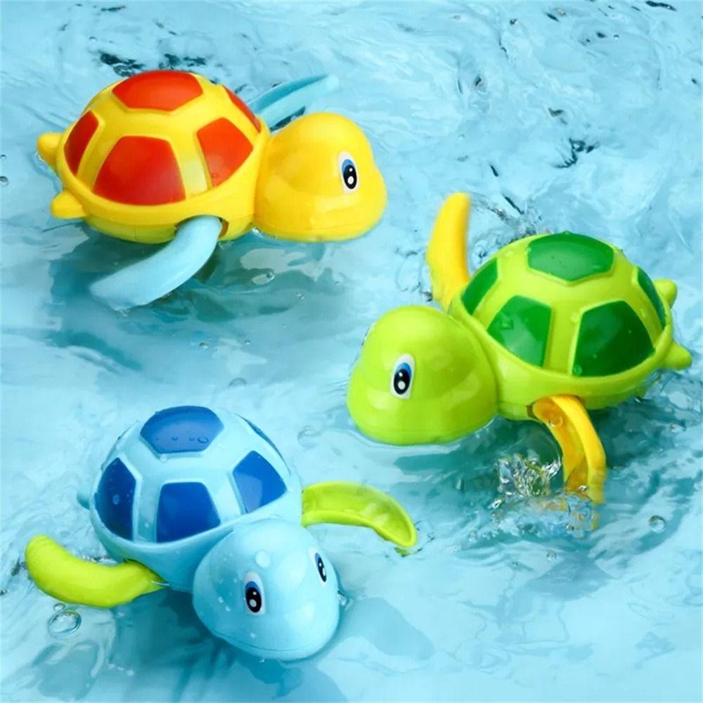 Swim Turtle Tortoise Water Toy Cute Cartoon Baby Bath Toys Wind Up Animal Tortoise  Beach Toys