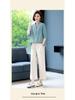 Trendy 2023 Cotton-Linen Two-Piece Set: Short-Sleeved Shirt & Summer Suit for Middle-Aged Moms