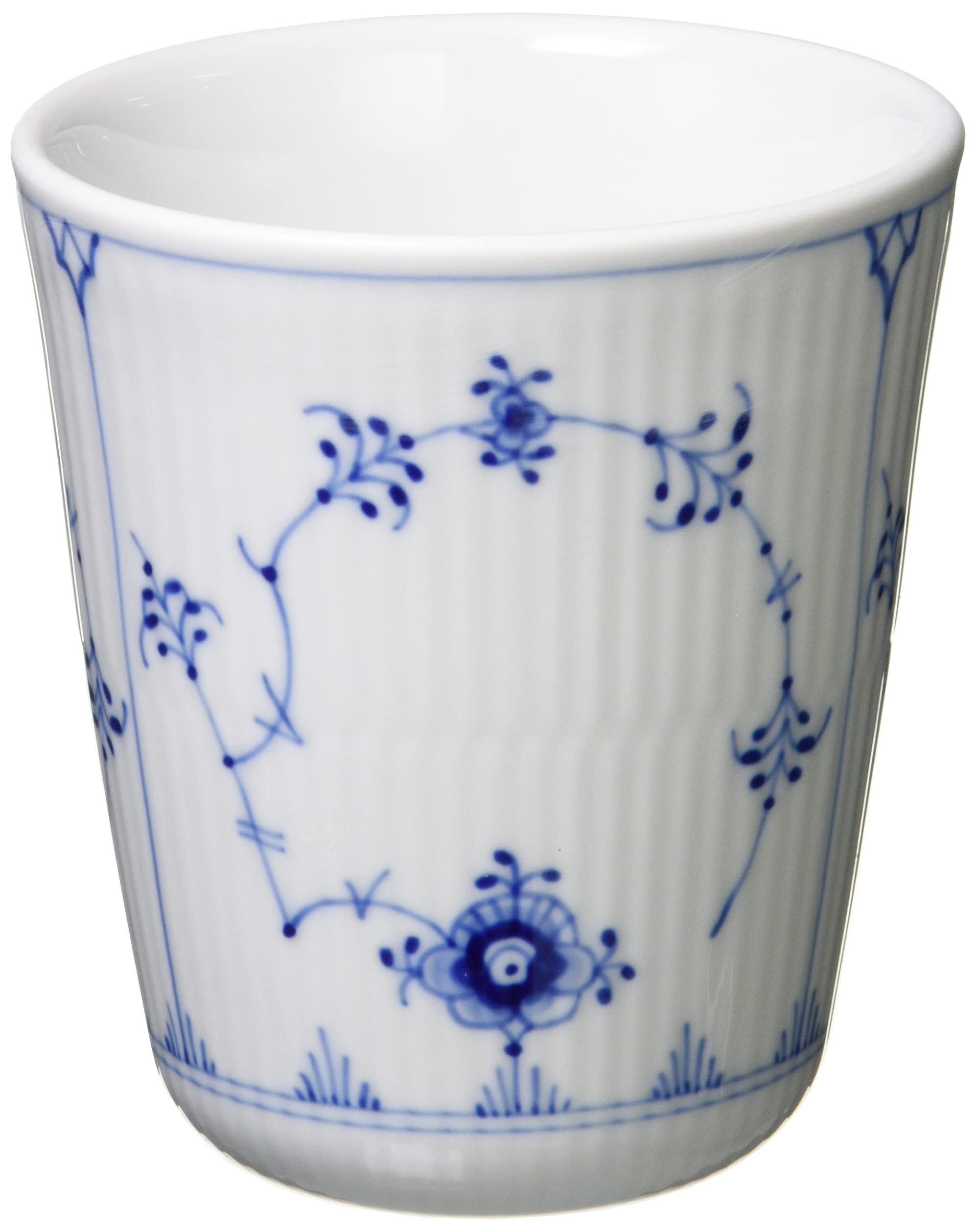 Royal Copenhagen Blue Fluted Plain Style Wedding 1024749 [Officially Imported] Cup, 300ml, Gift, белый