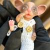 4-5Inch Silicone Cat Reborn Dolls Mini Palm Full Body Soft Silicone Bebe Reborn Doll Toys For Kids Birthday Gifts De Silicona